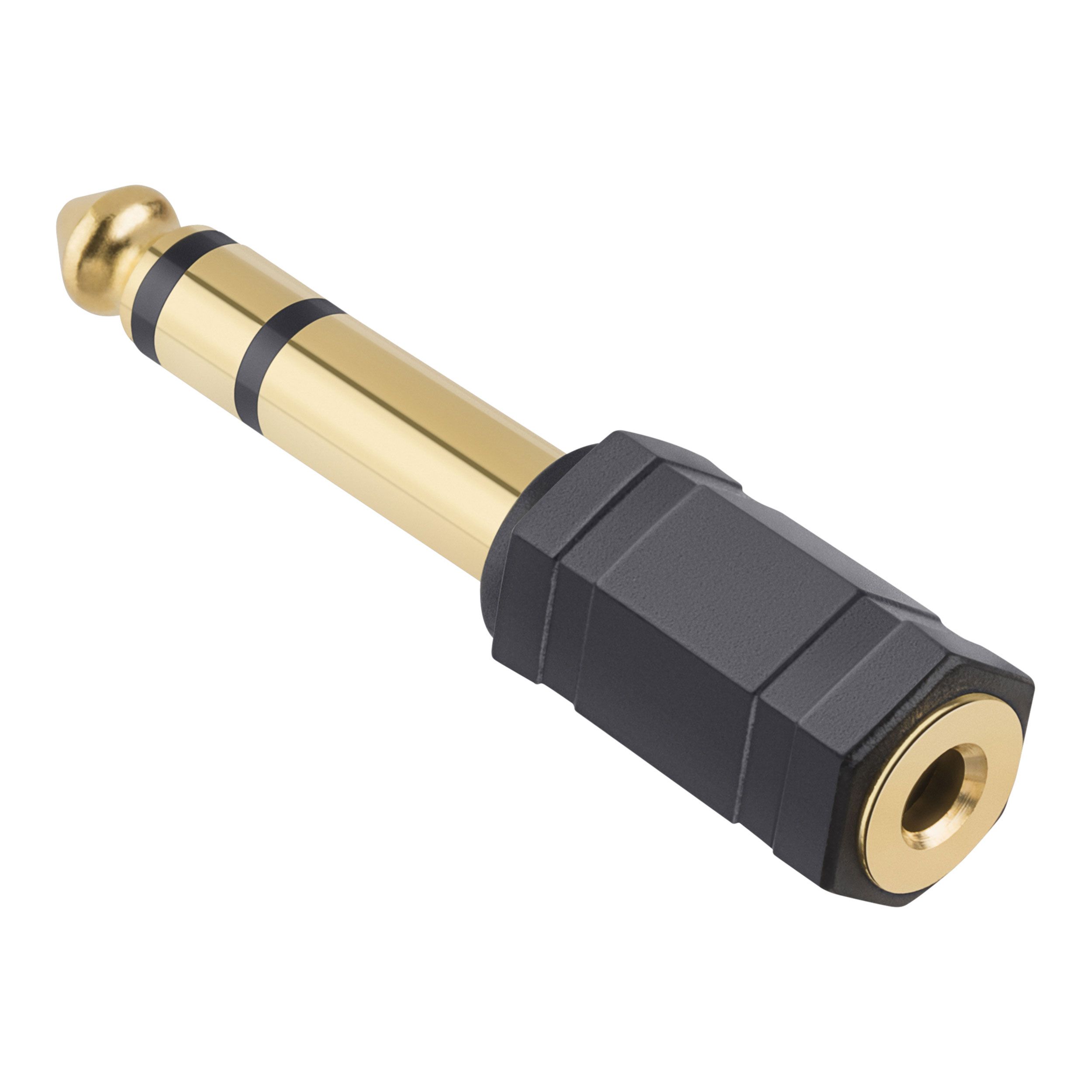 Adaptador/Doble Hembra Mini-Jack stéreo 3.5 mm formato Keystone
