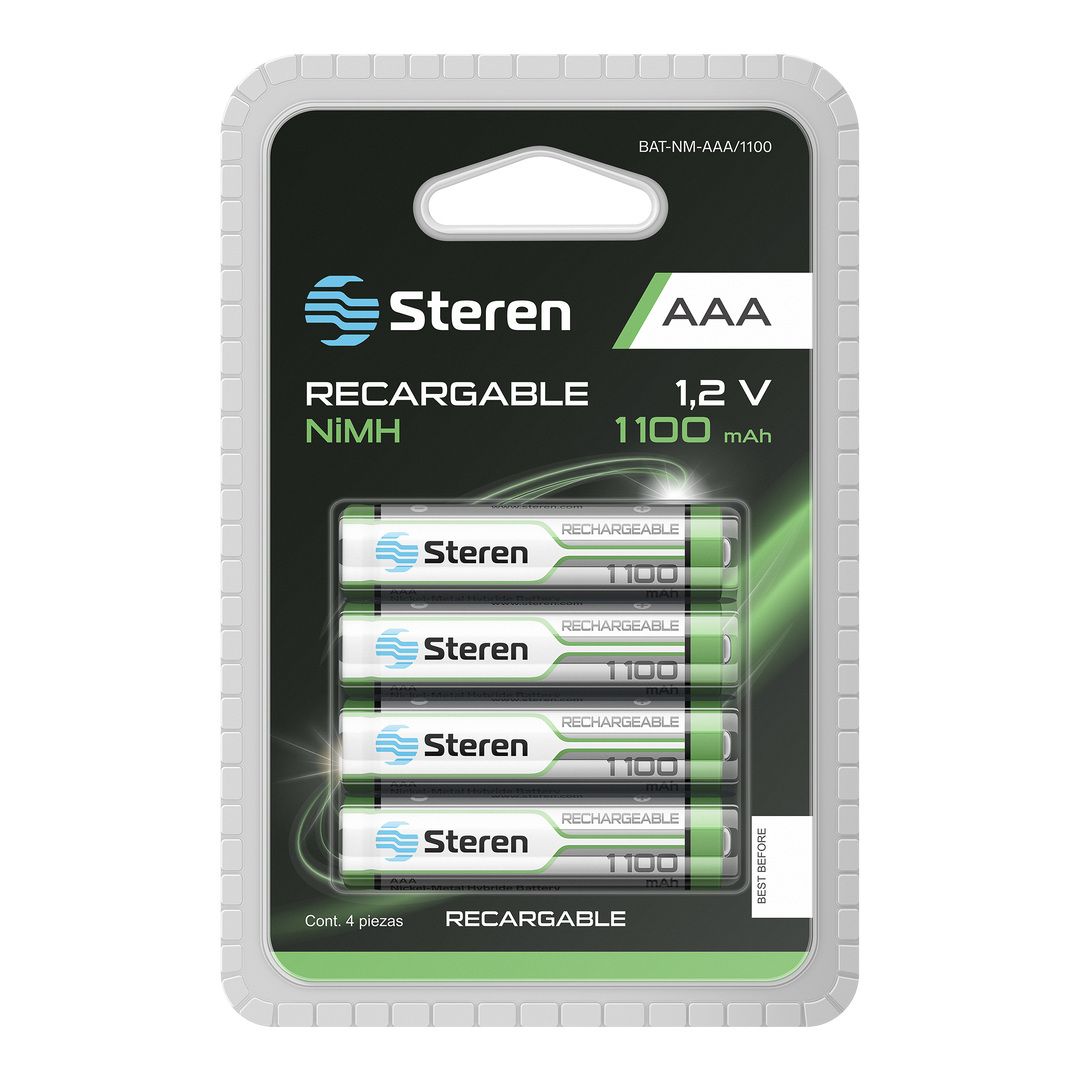 Basics AAA Baterías recargables (paquete de 12) - El empaque puede  variar