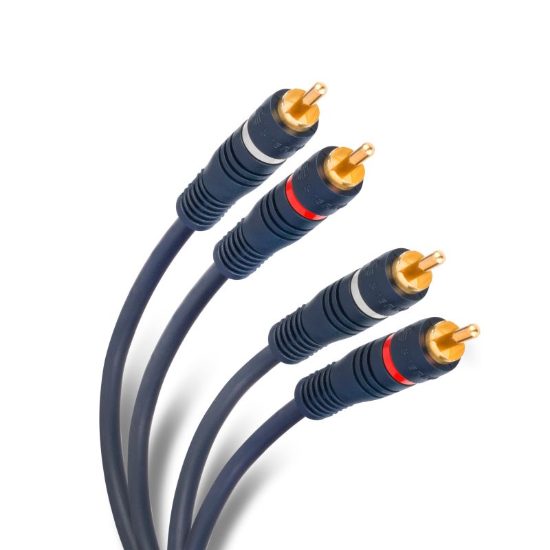 Cable 3.6 m 2 Plug RCA - 2 Plug RCA Transparente DXR 080-103 , extension de  audio, extension rca, cable rca, conectar equipos de audio, television,  accesorios electronicos accesorios computacion online virtual