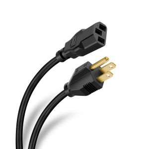 1pza Cable trifásico para alimentación de cpu, monitor o fuente de poder /  wi.62 / r411 / ca-p02