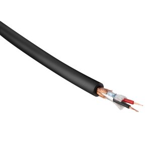 Cable para micrófono 2x24 AWG con malla de cobre