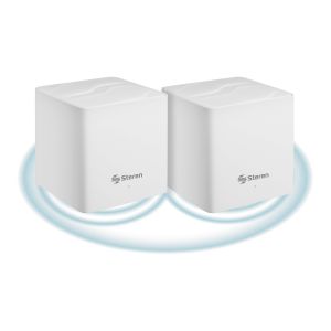 Sistema Smart Wi-Fi 6 MESH doble AX1500 2,4 GHz y 5 GHz, hasta 30 m de alcance por módulo