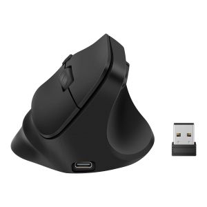 Mouse Bluetooth* / RF vertical multiequipo con batería recargable 800 / 1200 / 1800 / 2400 DPI